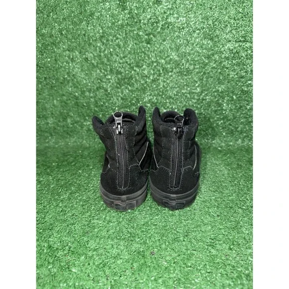 Vans SK8-Hi Reissue Zip Women Size 6.5 Black Athletic Casual Skate Shoe Sneakers - Picture 6 of 10